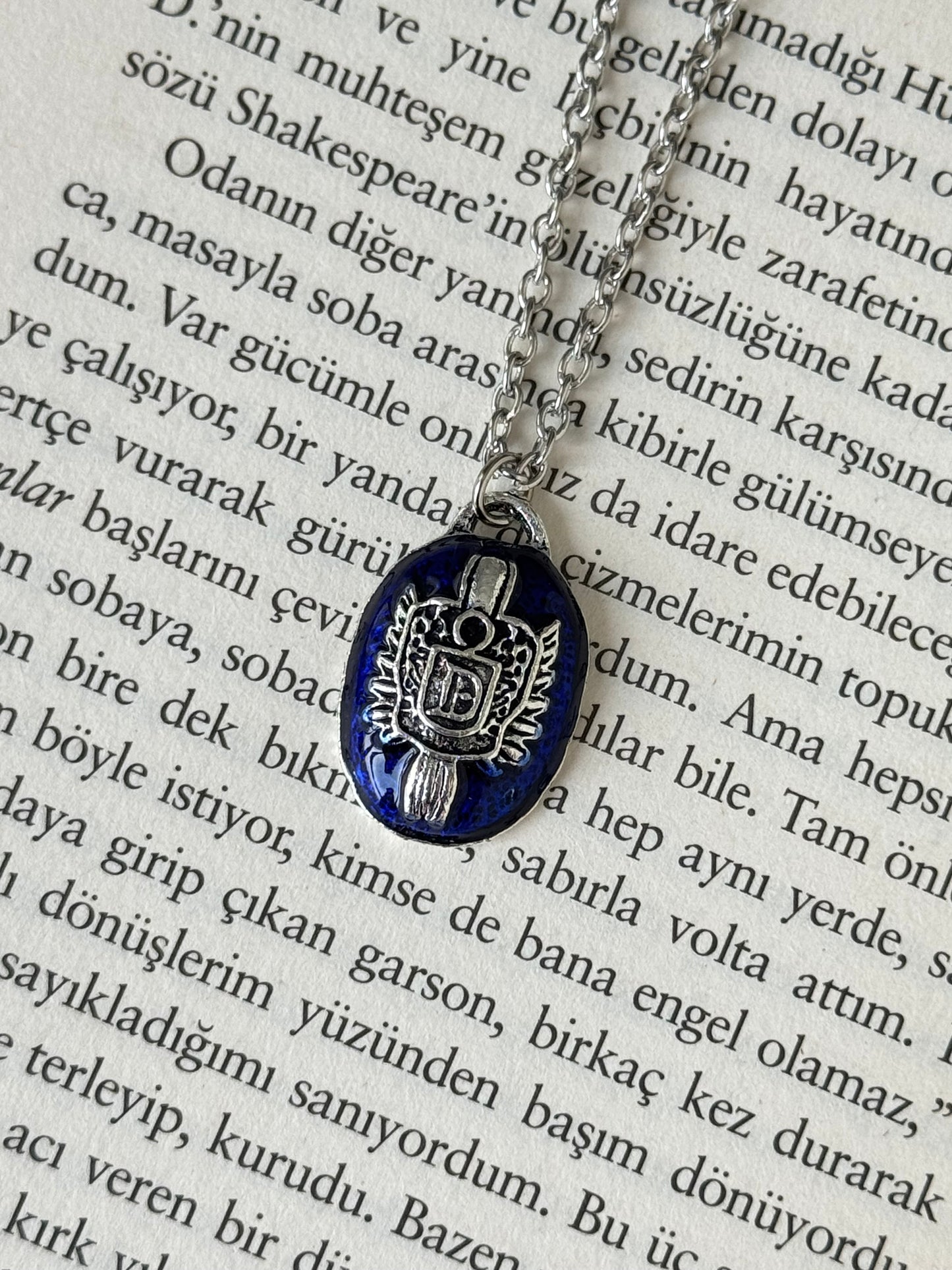 Silver Plated Damon Salvatore Necklace