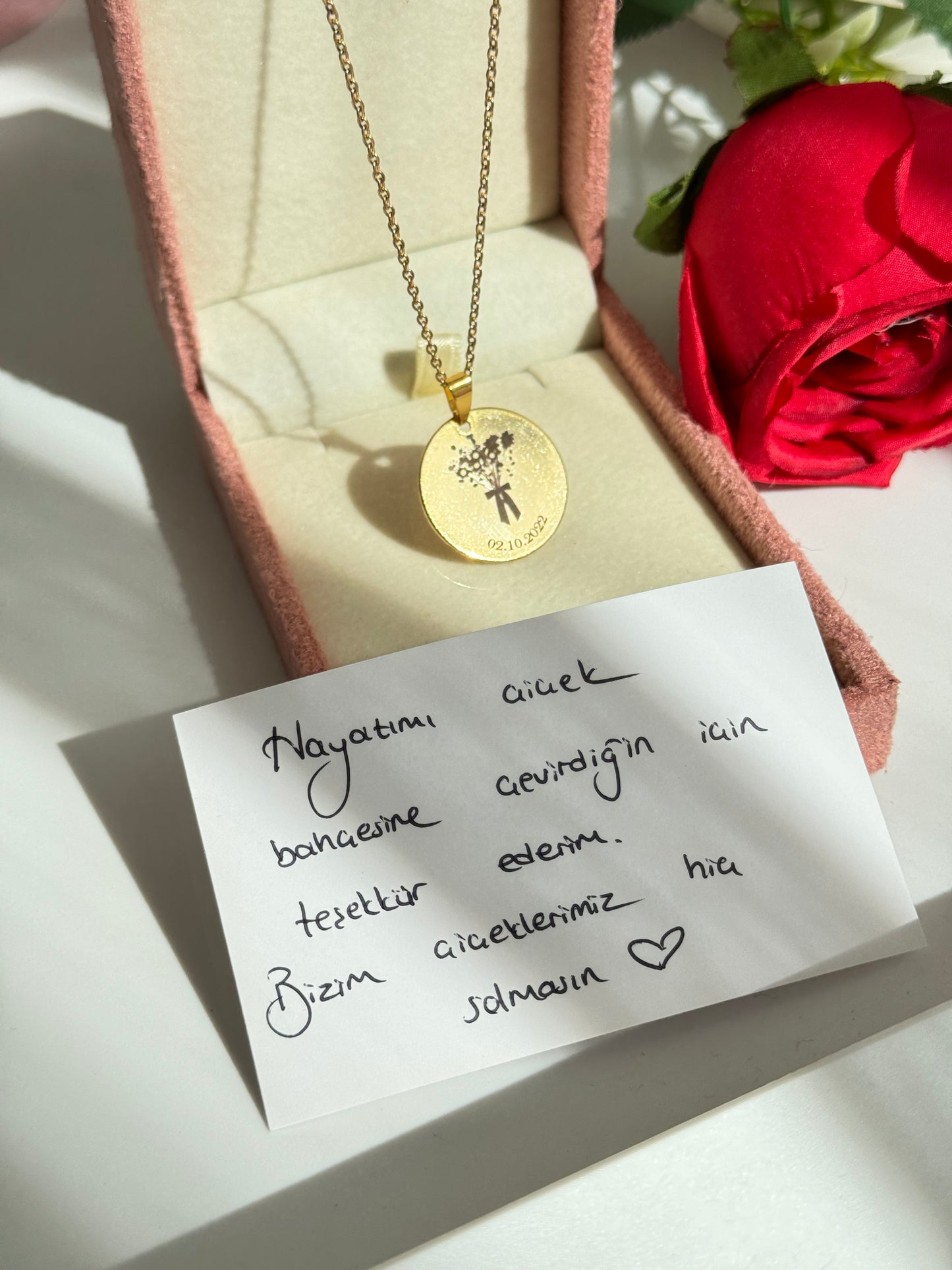 Personalized Flower Language Necklace