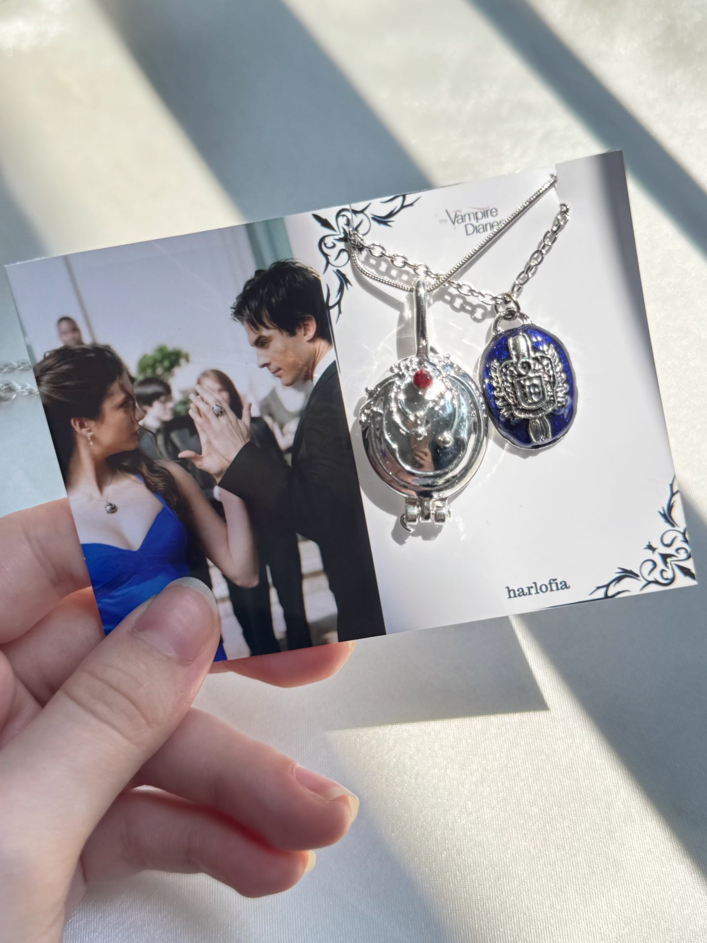 Elena and Damon Couple Necklaces |TVD Necklaces
