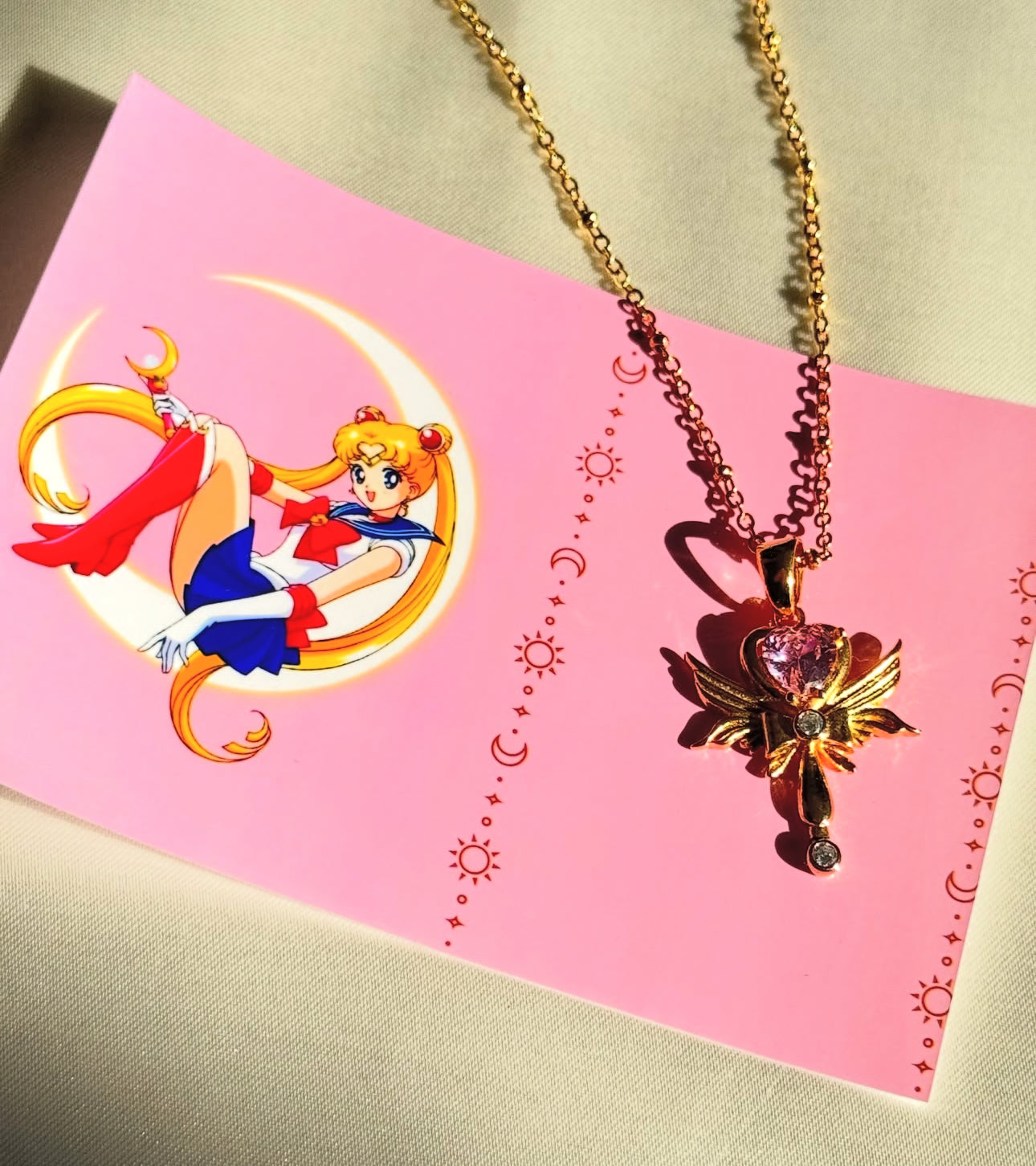 Sailor Moon Time Key Necklace