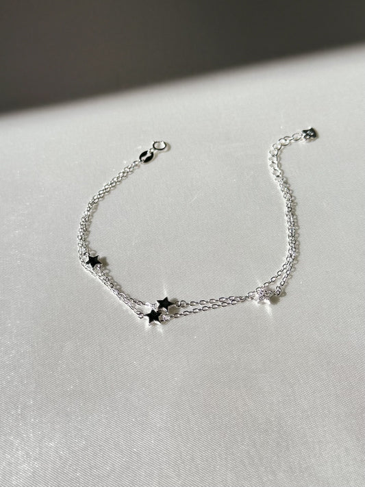 925 Sterling Silver Starway Bracelet