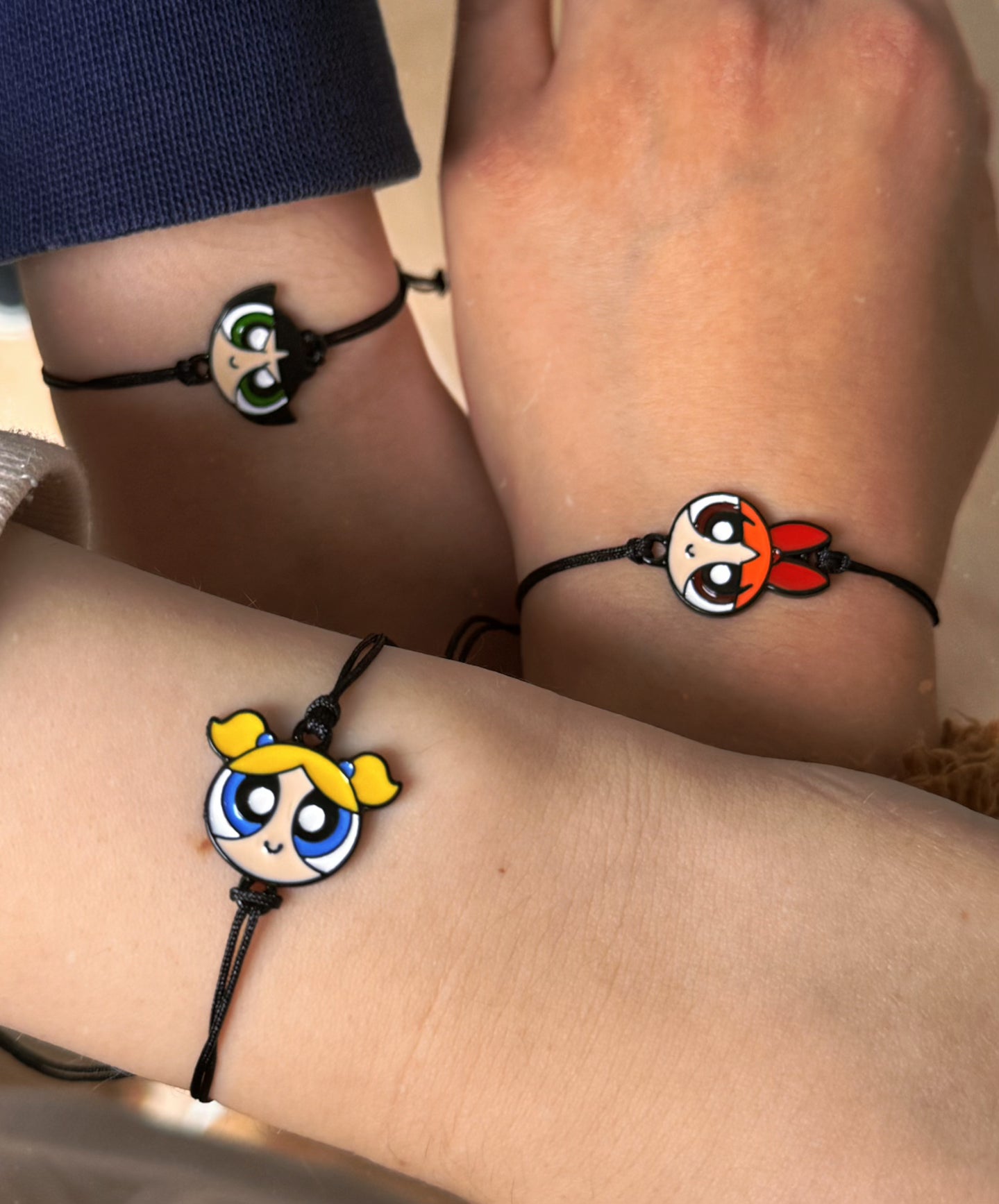 Ensemble de bracelets Powerpuff Girls