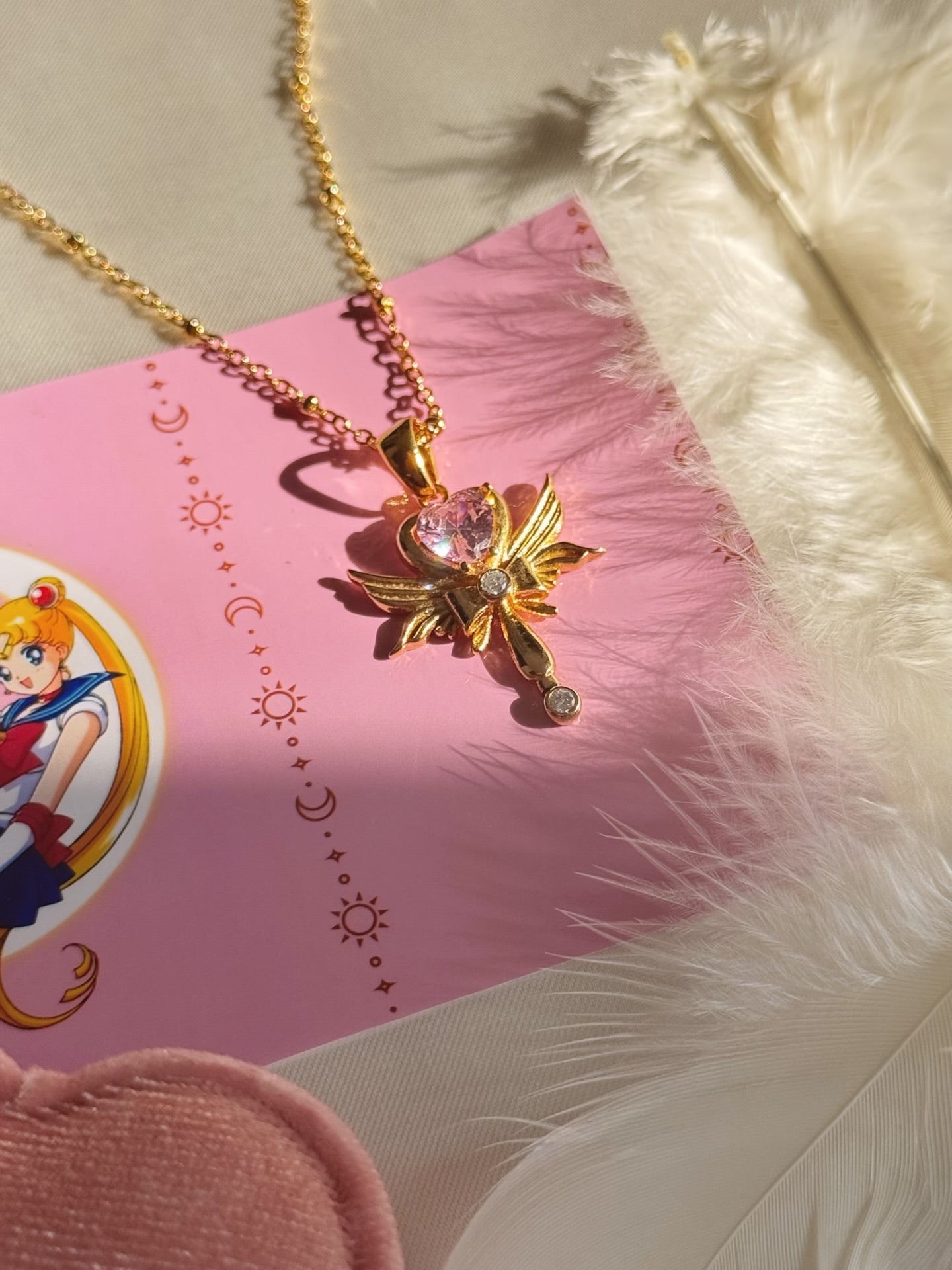 Sailor Moon Time Key Necklace