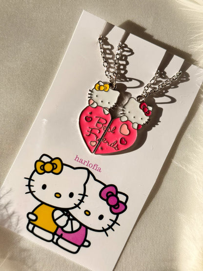 Hello Kitty Best Friends Necklace Set, Matching Hello Kitty Necklaces