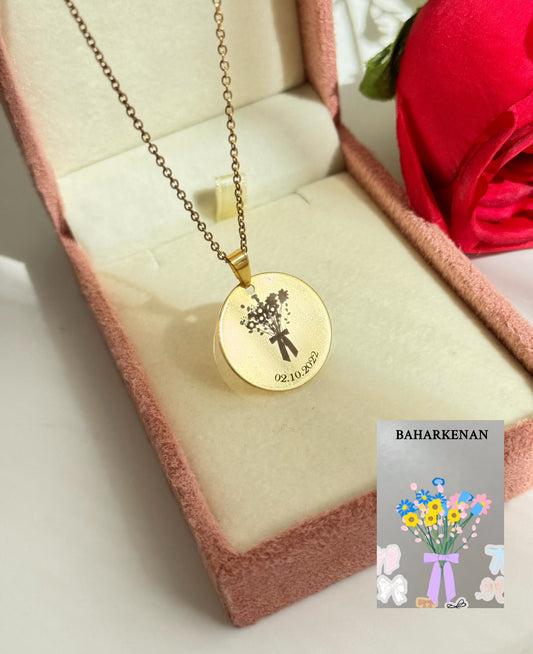 Personalized Flower Language Necklace