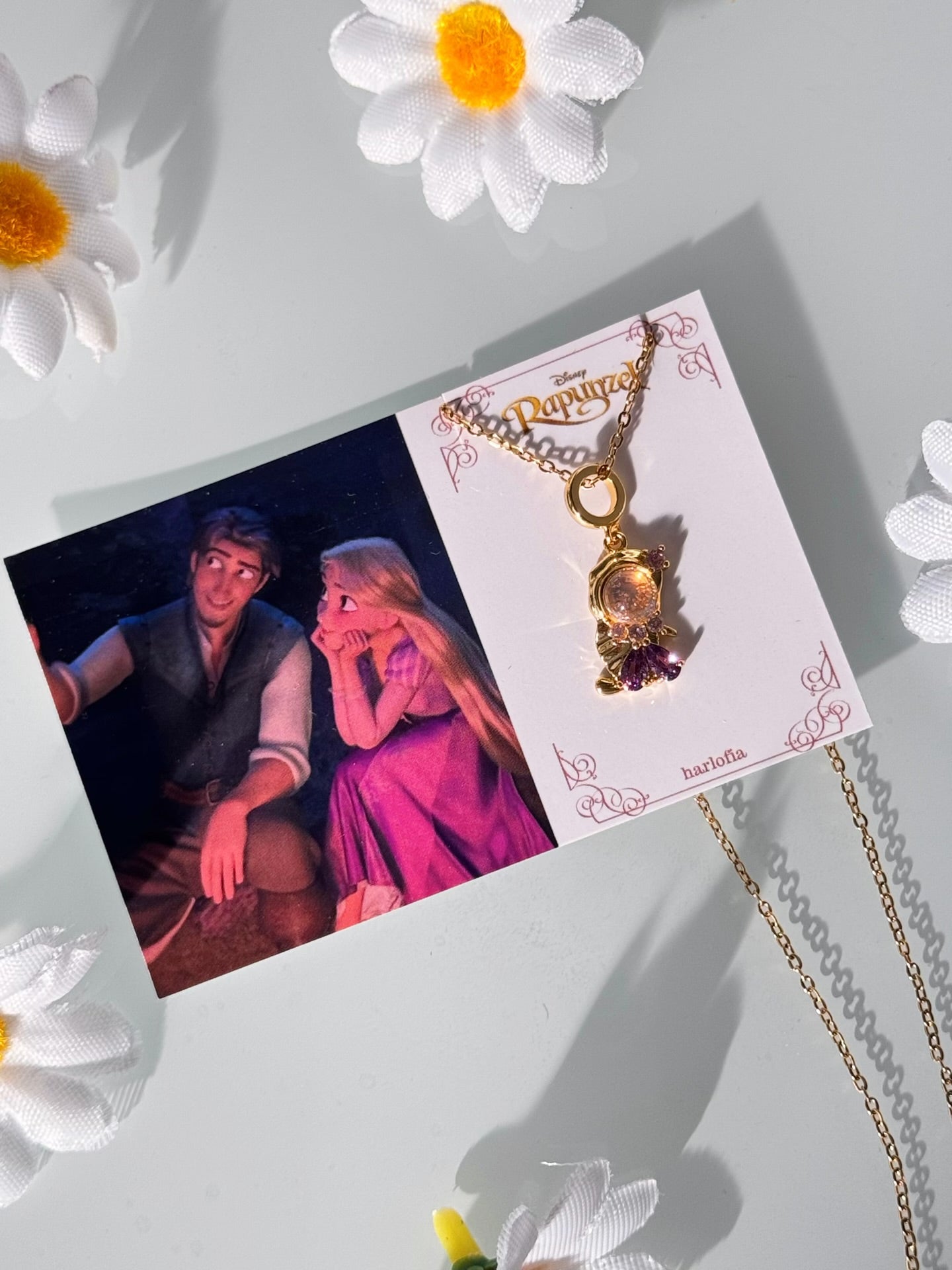 Rapunzel & Flynn Couple Necklaces