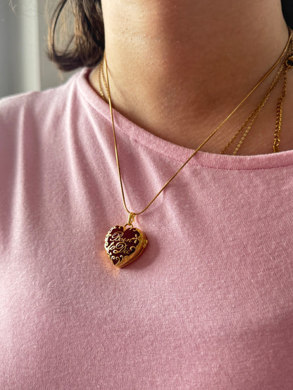 Stainless Steel LDR Born To Die Locket Necklace