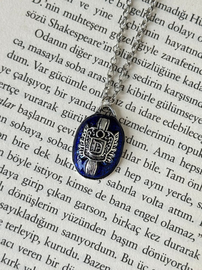 Silver Plated Damon Salvatore Necklace