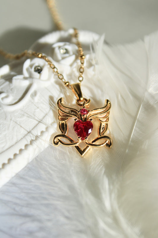 Steel Wanda Crown Necklace | Scarlett Witch Necklace