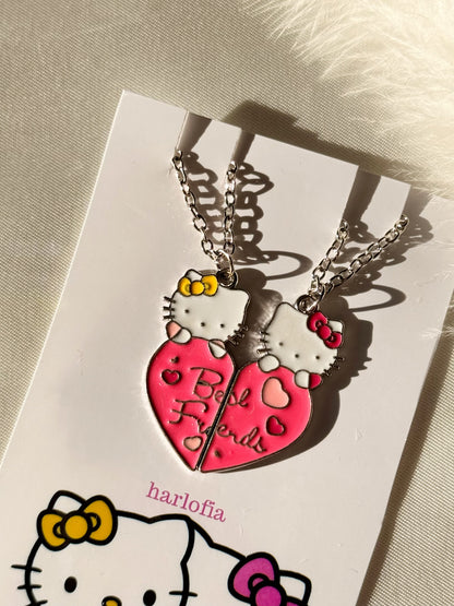 Hello Kitty Best Friends Necklace Set, Matching Hello Kitty Necklaces