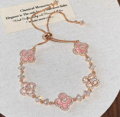 Royal Pink Cleef Rosavine Bracelet
