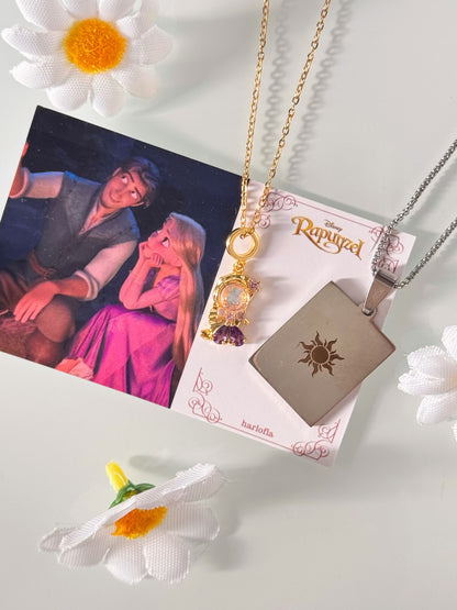 Rapunzel & Flynn Couple Necklaces