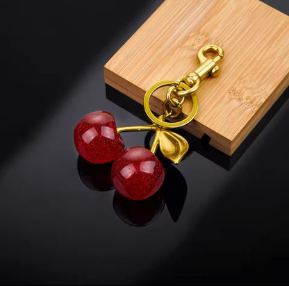 Cherry Bag Charm | Keychain