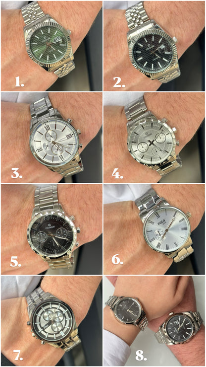 Stainless Steel Personalized Eye Printed Watch