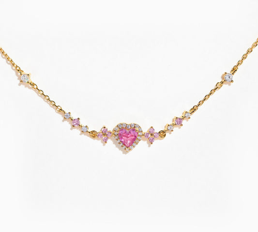 Gold Plated Pinky Heart Amoremi Bracelet