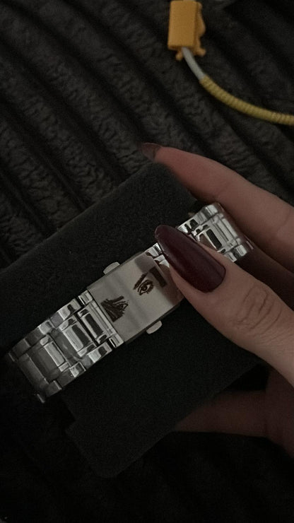 Stainless Steel Personalized Eye Printed Watch