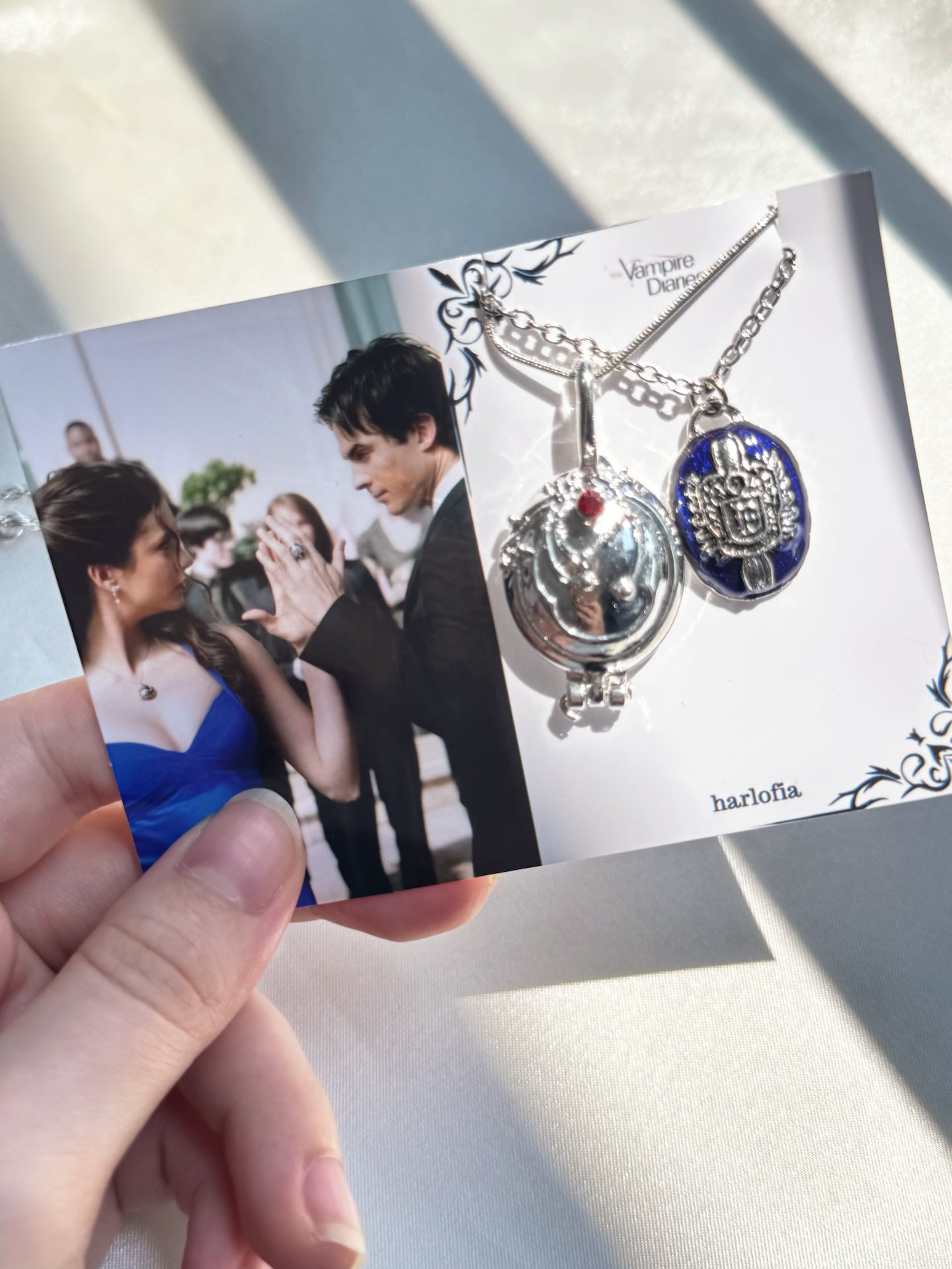 Elena and Damon Couple Necklaces |TVD Necklaces