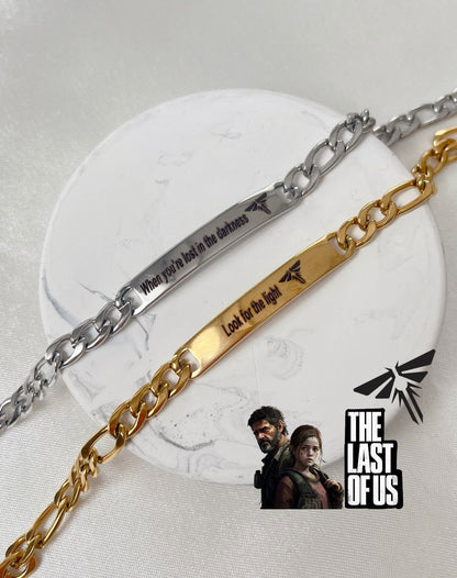 The Last of Us Couple Bracelet • Look For The Light • The Last of Us Firefly Cosplay Jewellery • Couple Bracelets